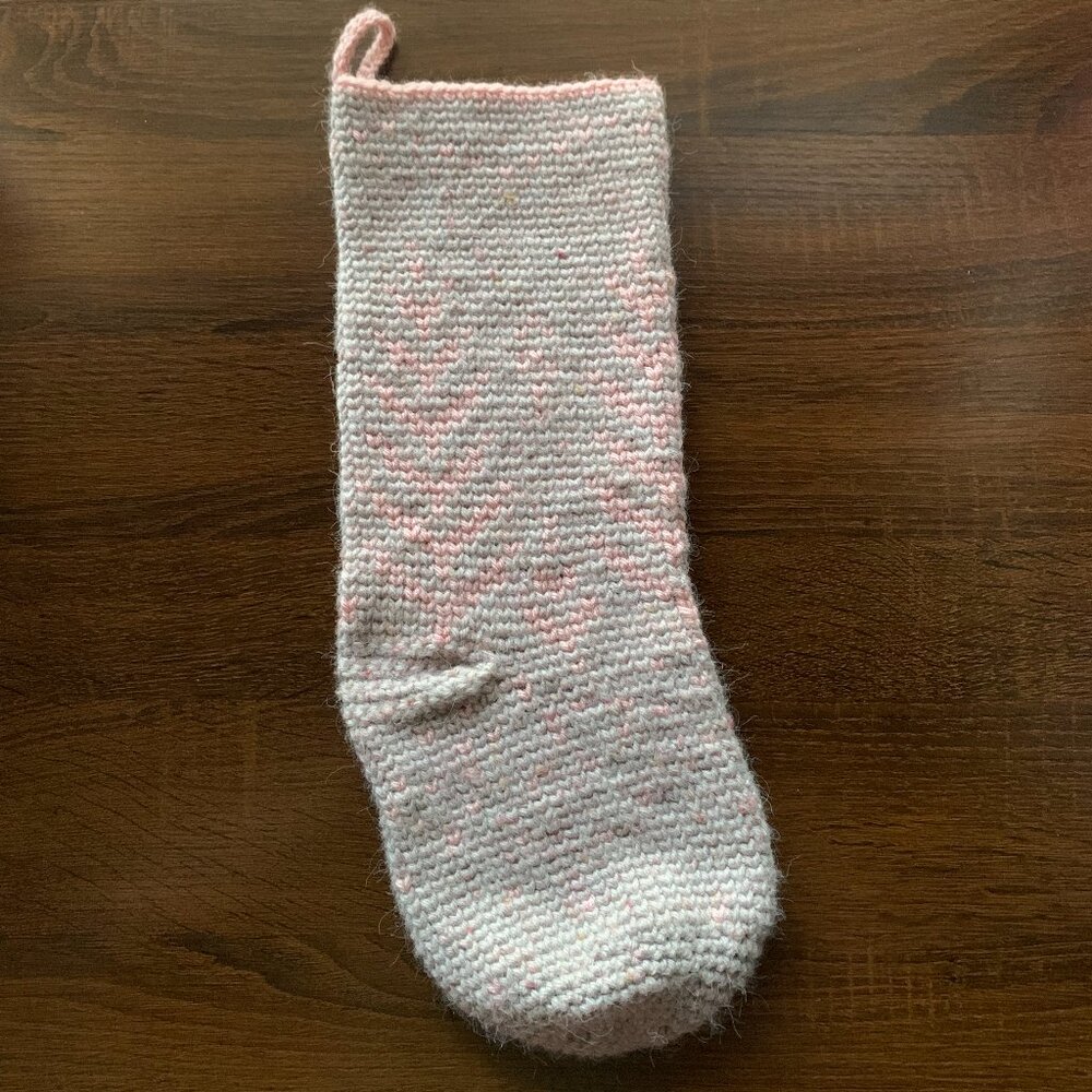 Handmade Spruce Tree Christmas Stocking